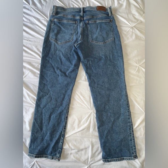 Madewell Women’s Roadtripper Slim Boyjean SIZE 30 PETITE Aylesbury Blue Wash - Picture 8 of 15